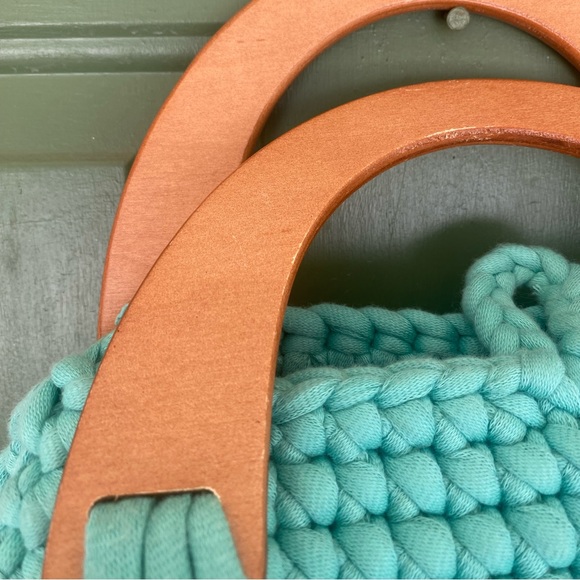 Vintage Crochet Handbag Summer handbag - Picture 5 of 9